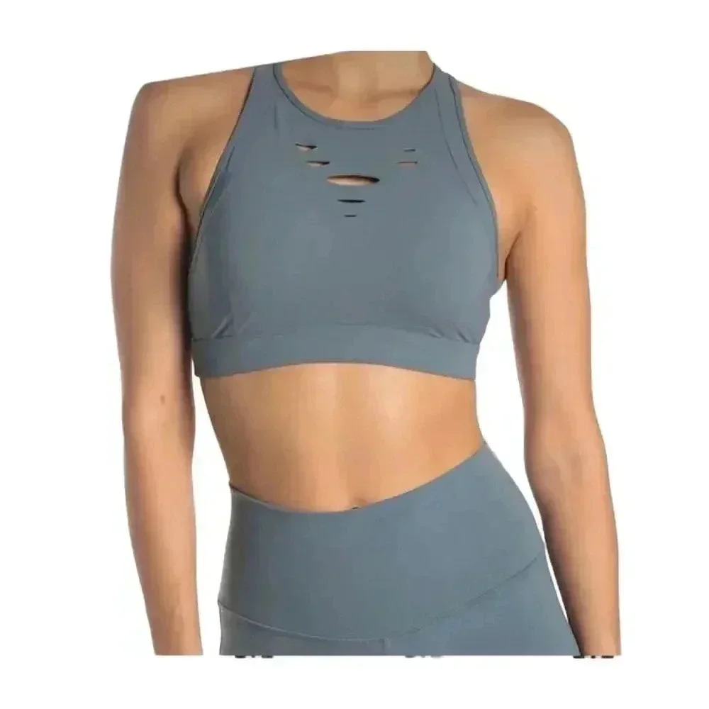 ALO RIPPED WARRIOR SPORTS BRA black Medium